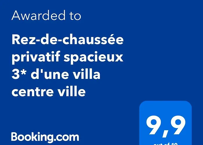Rez-de-chaussée Privatif Spacieux 3* D'une Centre Appartement